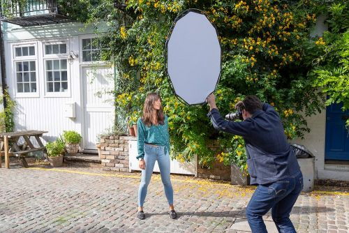 Resigilat: Lastolite Panza Silver/White 82 cm