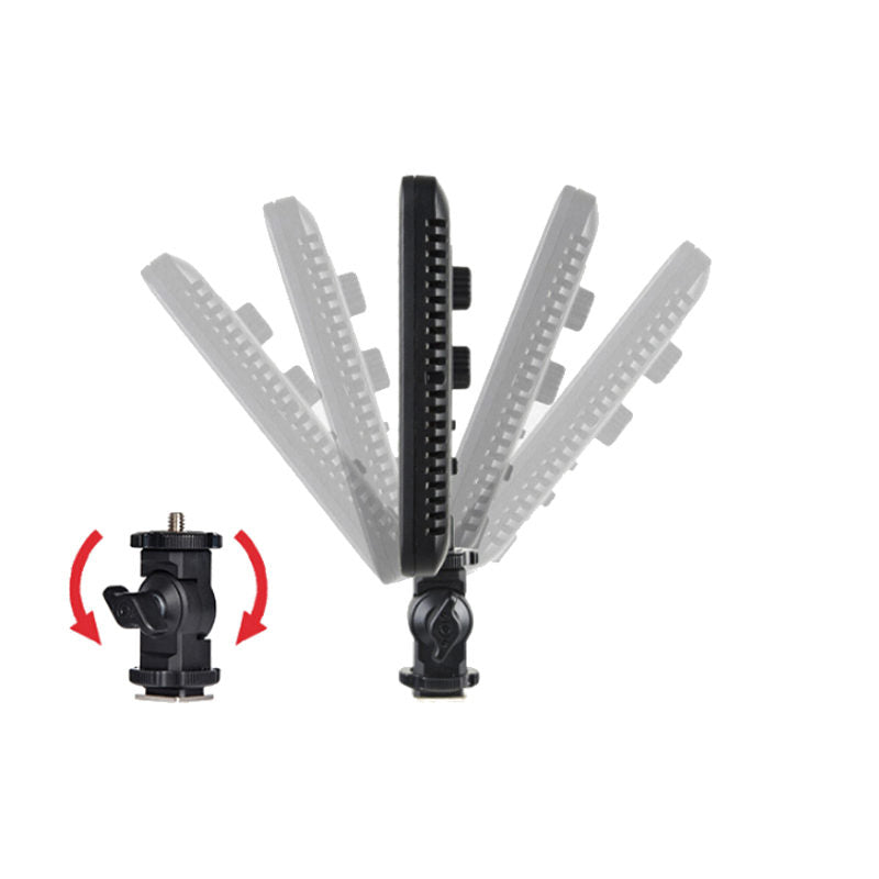LEDP120C LED light with side diffuser panels on adjustable bracket angles