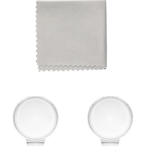 DJI Osmo 360 Transparent Lens Protectors protecții de obiectiv din sticlă, 2 bucăți