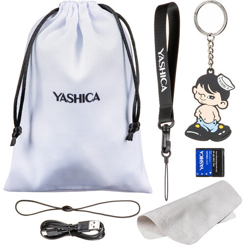 Yashica City 100 aparat foto compact, zoom optic 3x, 13 MP, alb