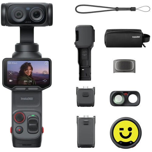 Insta360 Luna Ultra Creator Bundle cameră gimbal 8K, senzor 1", Cosmic Black