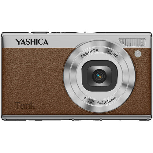 Yashica Tank aparat foto compact, ecran rabatabil 3", 4K 30 fps, maro