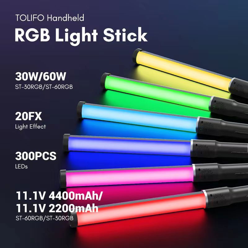 TOLIFO Lampa LED TUBE RGB 60W - View 2