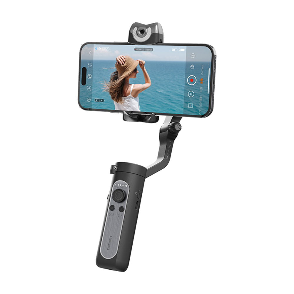 Hohem iSteady V2s Stabilizator smartphone cu Senzor AI si LED incorporat - View 1