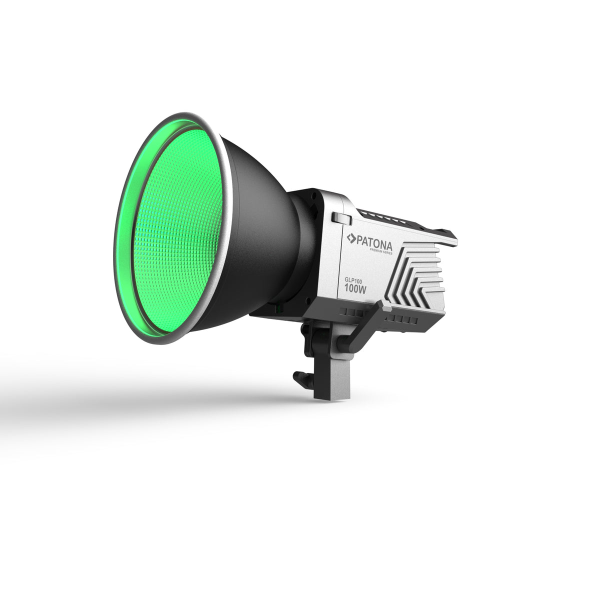 Lampa LED Patona GLP100, lumină verde la deschidere, reflector cu margine argintie