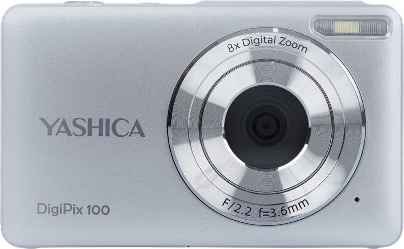 Yashica DigiPix 100 aparat foto compact digital, zoom digital 16x, argintiu