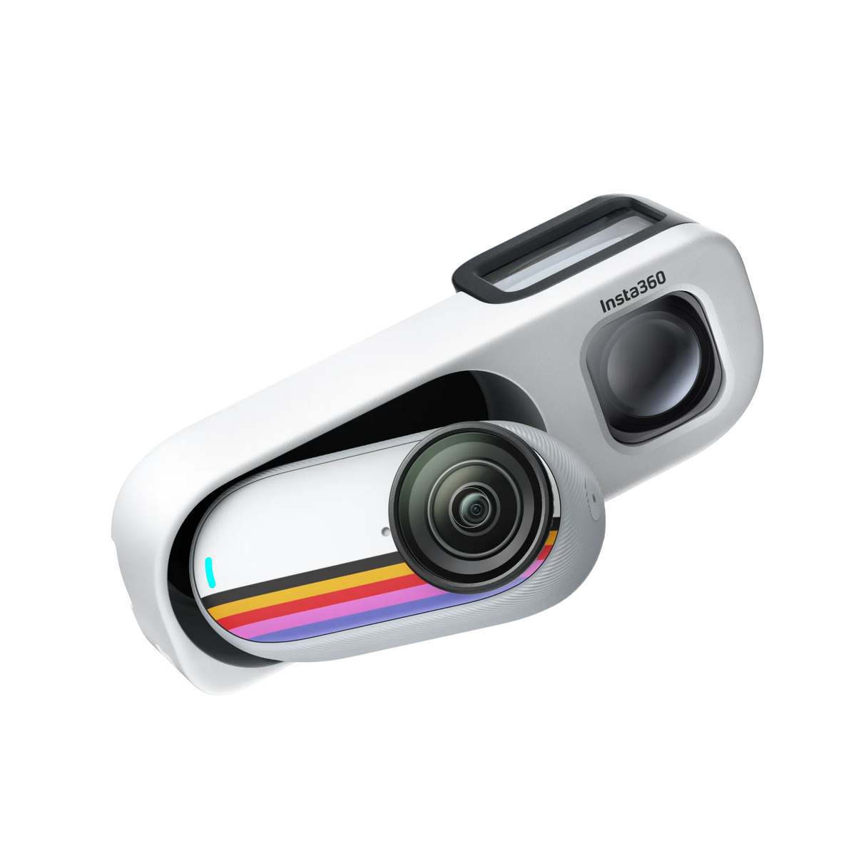 Insta360 GO 3S Retro Bundle cameră video POV, 4K, 128 GB, Canvas White