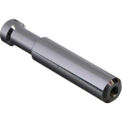 Metal 1/4 female threaded spigot adapter, cylindrical with end collar