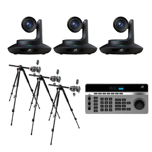 Kit videoconferinta Zoom 20x: Telycam Vision+ N3 + controller si trepiede