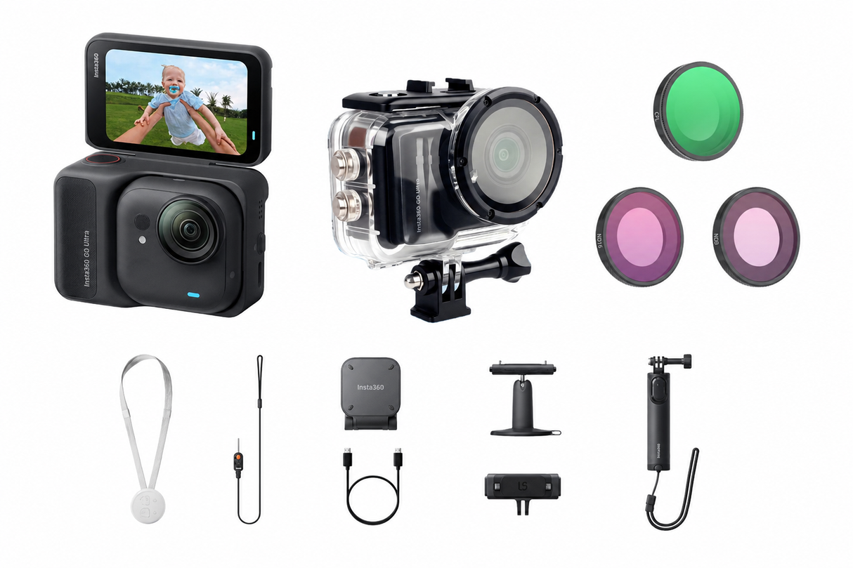 Insta360 GO Ultra - Pachet pentru Vacante de Vara