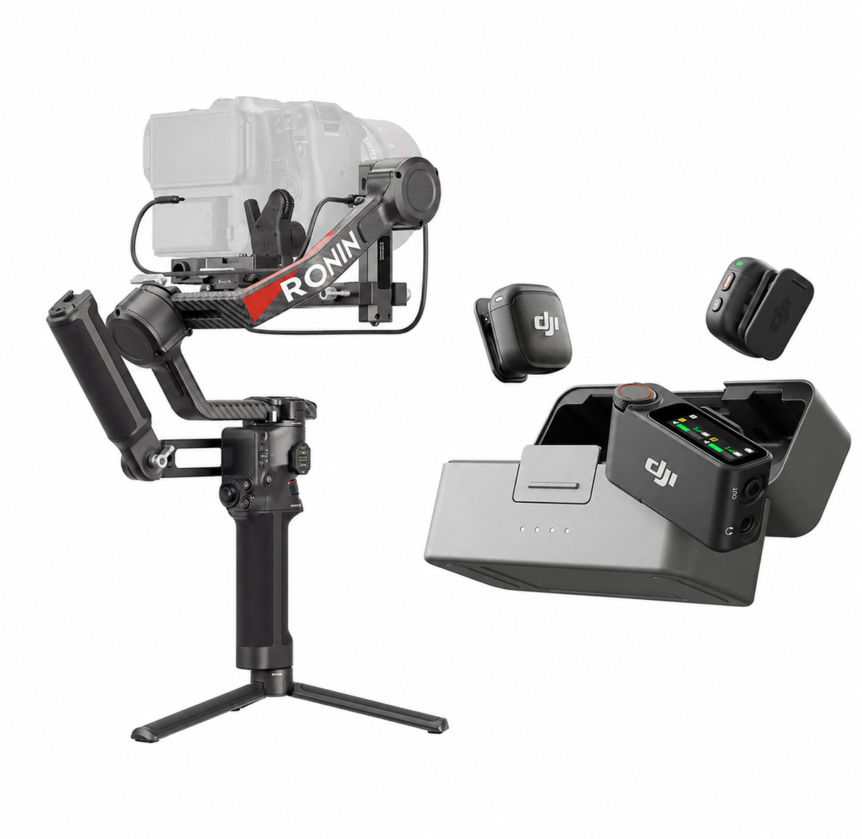 DJI RS 4 Pro - Pachet Run & Gun Creator