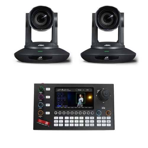 Telycam Vision4K 20x Production Kit, 2 camere PTZ 4K și controller, negru