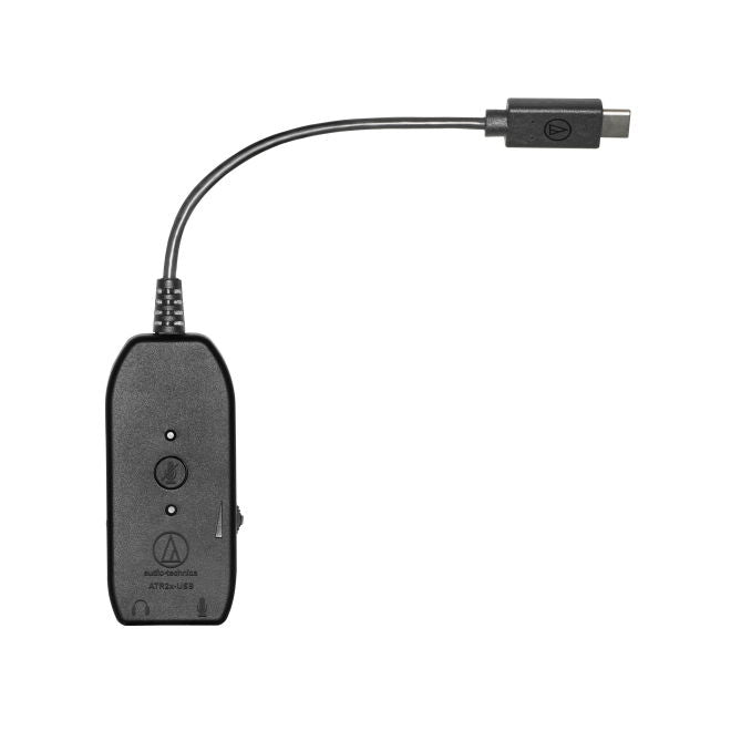 Interfață audio digitală Audio-Technica cu cablu USB și modul negru