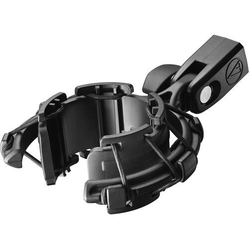 Suport anti-soc pentru microfon, montaj metal negru, cadru cu prinderi