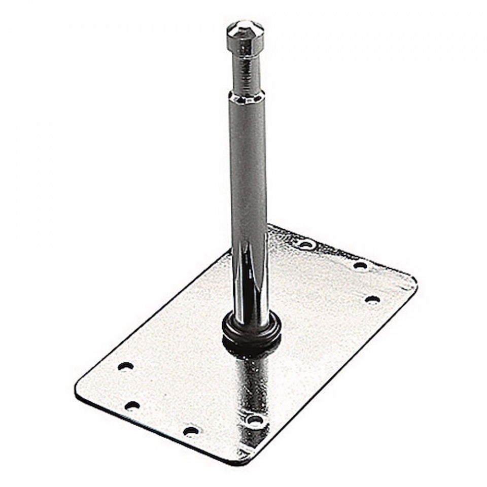 Placă perete Baby cu vârf fix 16 mm, tijă metalică, bază pătrată