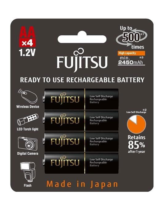 Fujitsu Acumulator Black PRO 4x AA 2450MA - View 1