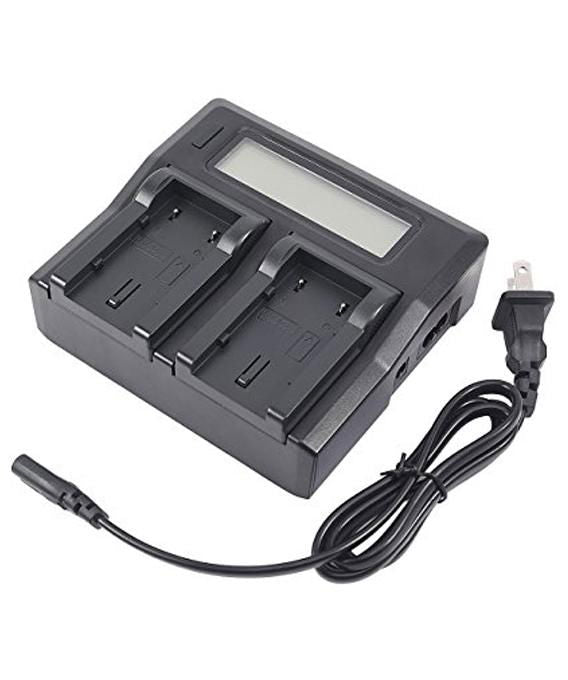 Digital Power Incarcator dual LCD compatibil Panasonic DMW-BLF19 - View 3