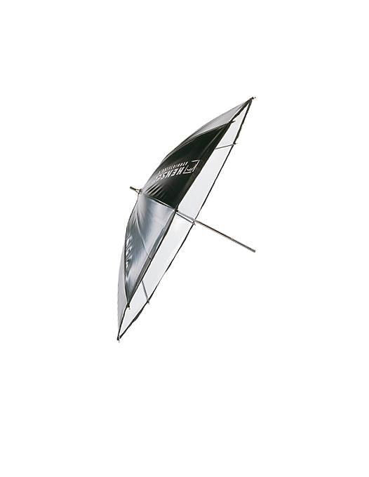 81cm studio umbrella with black outer fabric and silver reflective interior