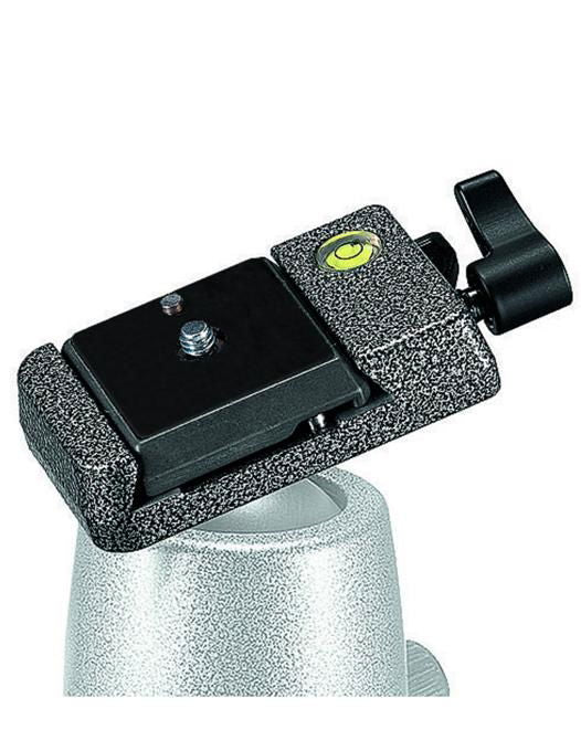 Tripod adapter cap with textured grip, threaded socket, and adjustment knob