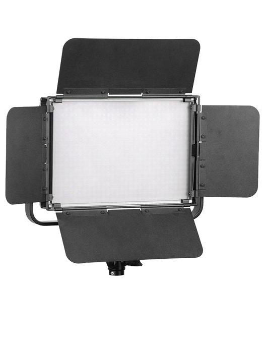 Lampa video LED RGB bicolor cu difuzor pătrat și panouri laterale