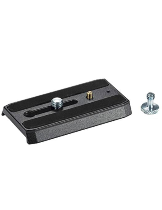 Medium quick-release plate with two mounting screws, black base