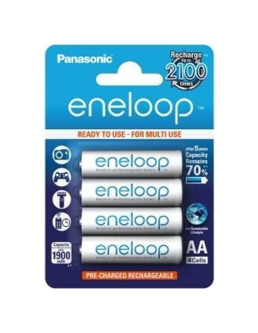 Panasonic Acumulatori Eneloop 4xAA 1900mAh - View 1