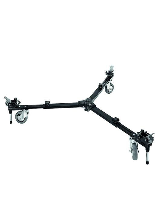 Manfrotto dolly 127VS camera dolly with long frame and four wheels