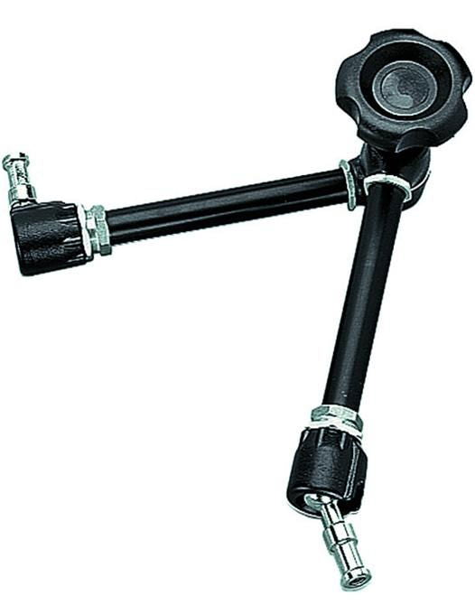 Braț articulat variabil Manfrotto 244N negru, cu îmbinări metalice și buton de fixare