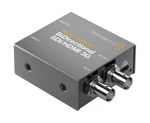 Bidirectional SDI/HDMI 3G micro converter with BNC and HDMI connectors