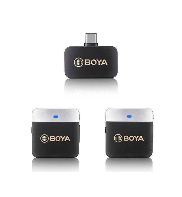 Receptor wireless dublu pentru smartphone, carcasă neagră cu conector metalic