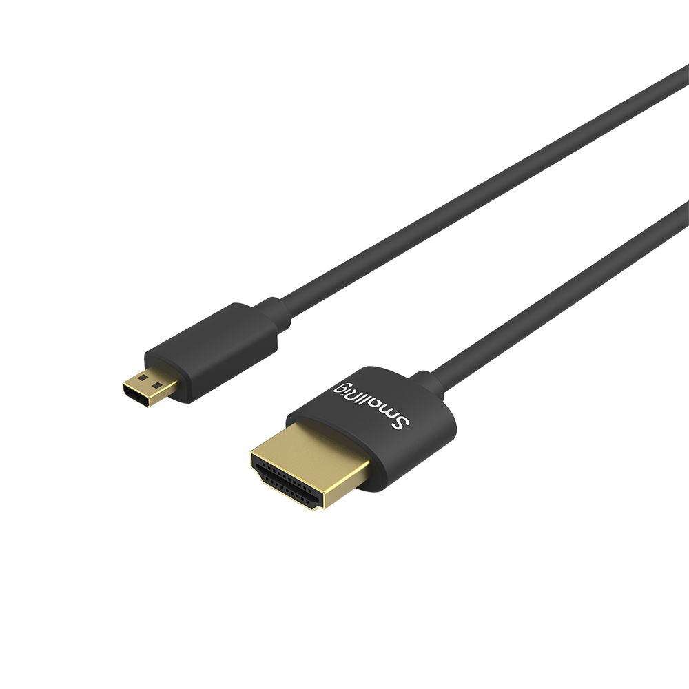 SmallRig 3043 Cablu Full HDMI - Micro HDMI 4K Ultra Slim (D la A) 55 cm - View 2
