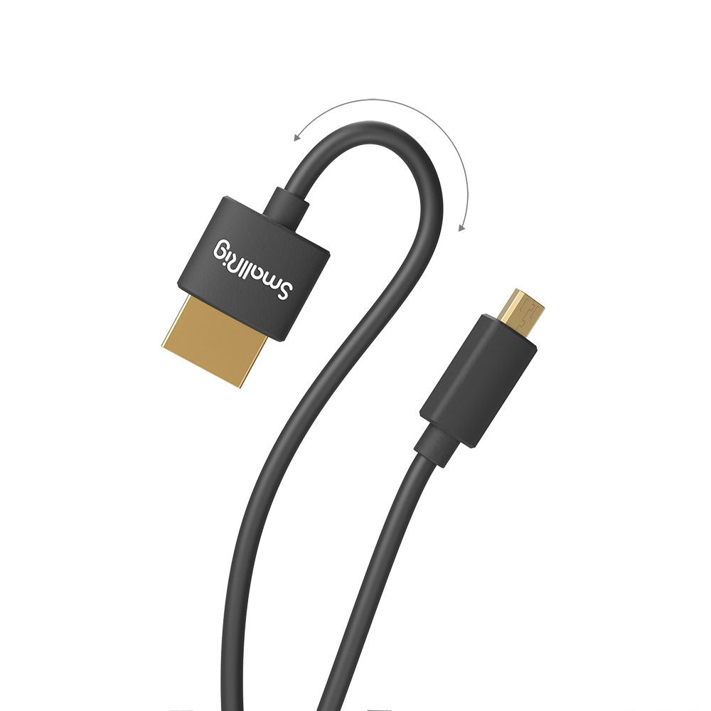 SmallRig 3043 Cablu Full HDMI - Micro HDMI 4K Ultra Slim (D la A) 55 cm - View 3