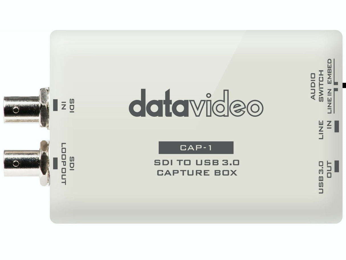 DataVideo CAP‑1 dispozitiv captura SDI la USB 3.0 - View 1