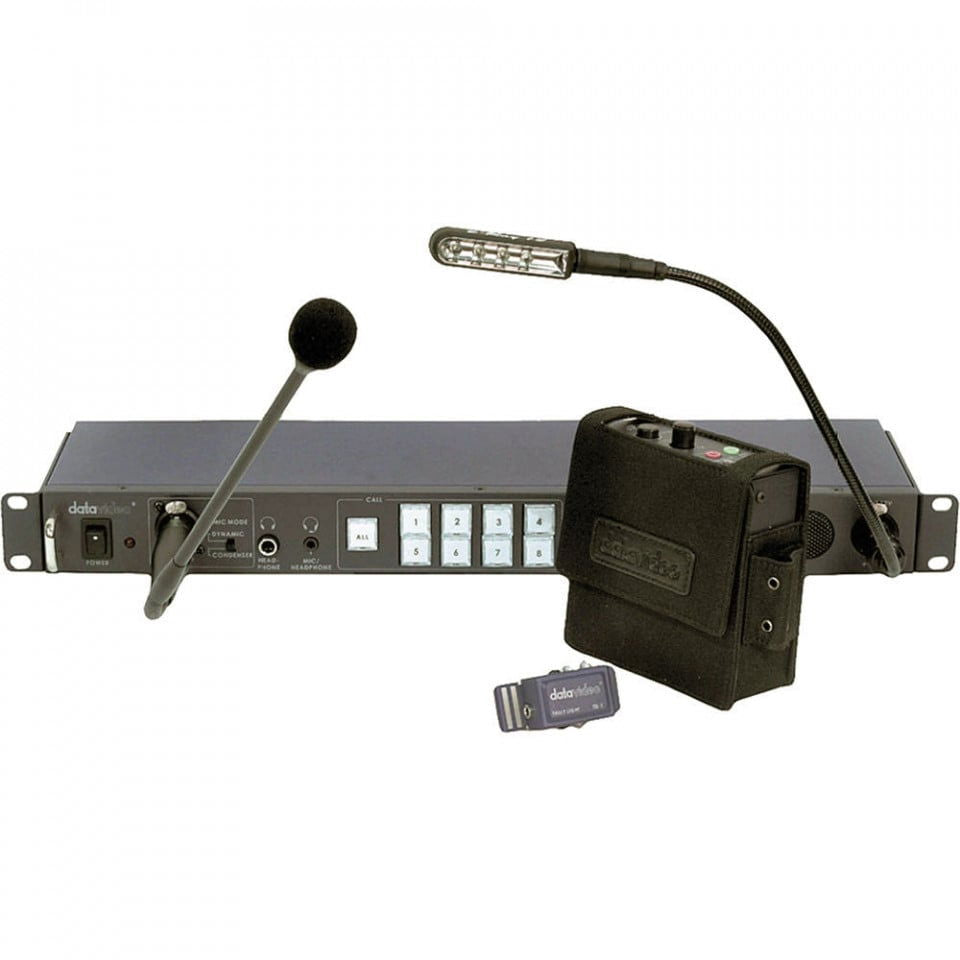 DataVideo ITC-100 sistem intercom 8 canale - View 4