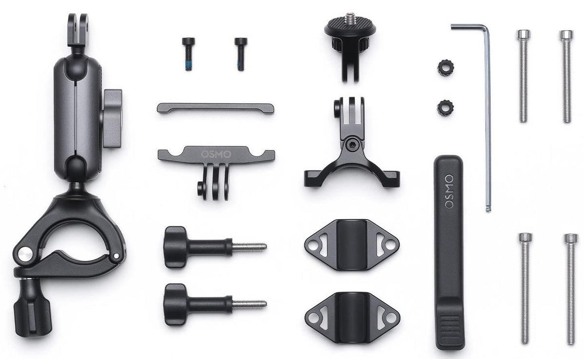 DJI Osmo Bike Rear Mount Kit set prindere spate bicicletă, tijă și șină de șa