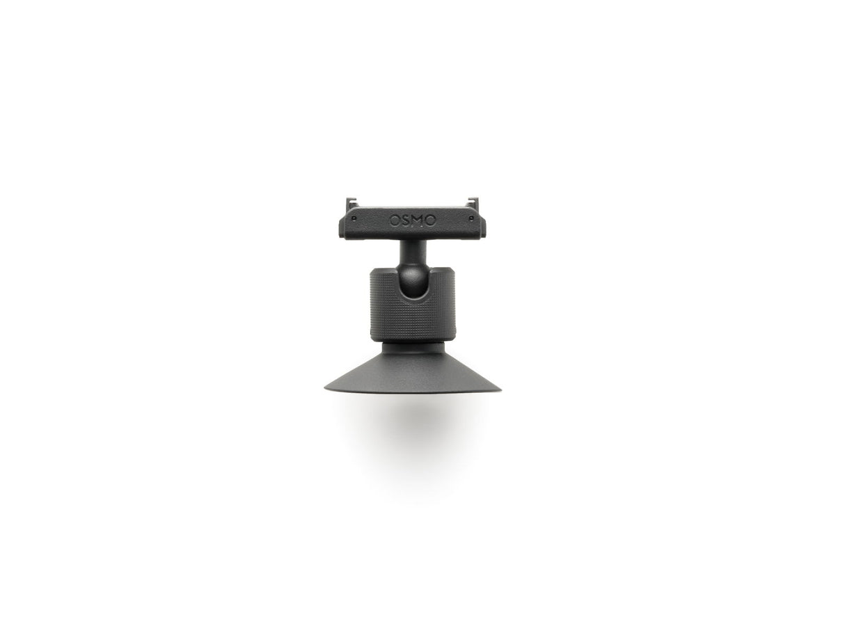 Cameră Osmo pe suport tip gimbal, poziție verticală, carcasă neagră