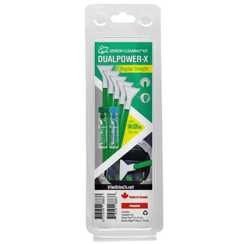 Sensor cleaning kit for full-frame cameras, DualPower-X, in retail blister pack