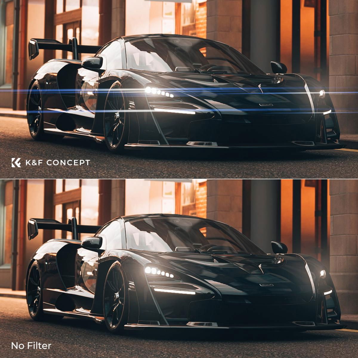 K&F Concept Filtru Blue Streak Nano-X Efect Anamorphic 67mm - View 3