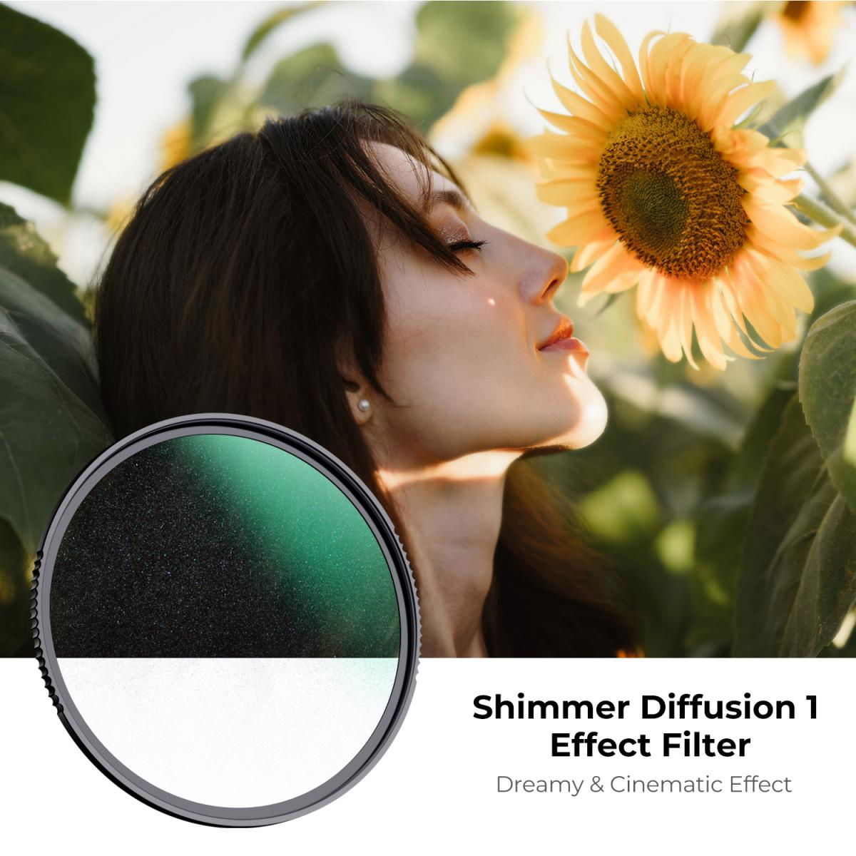 K&F Concept Filtru Shimmer Diffusion Nano-X Efect Cinematic 77mm - View 2