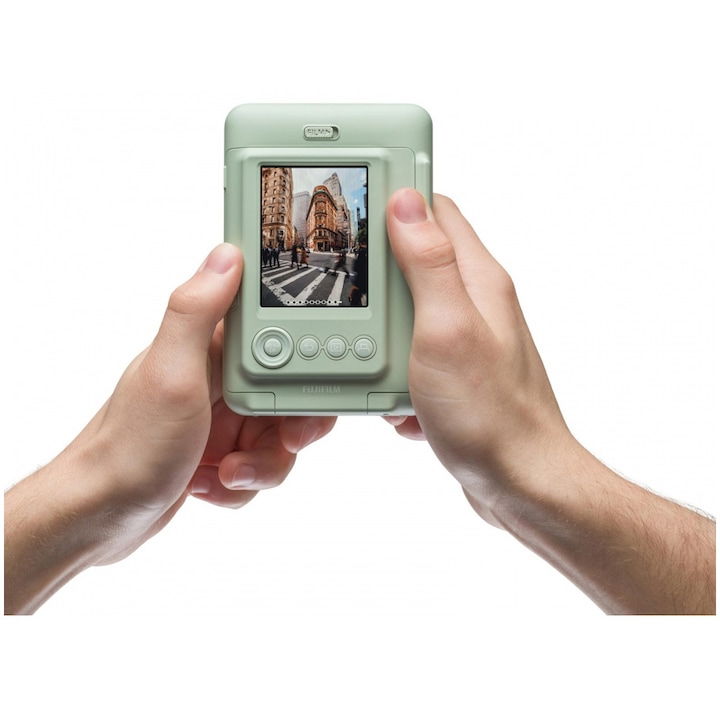 Fujifilm Instax Camera Foto Instant Mini Liplay Matcha Green - View 5