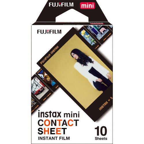 Pachet film instant Fujifilm instax mini contact sheet, 10 foi