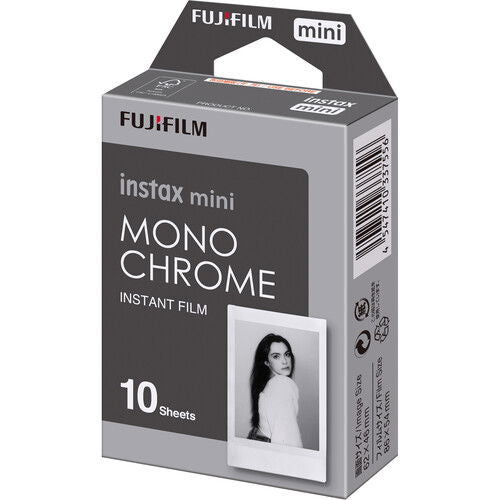 Instax mini monochrome instant film box, 10 sheets