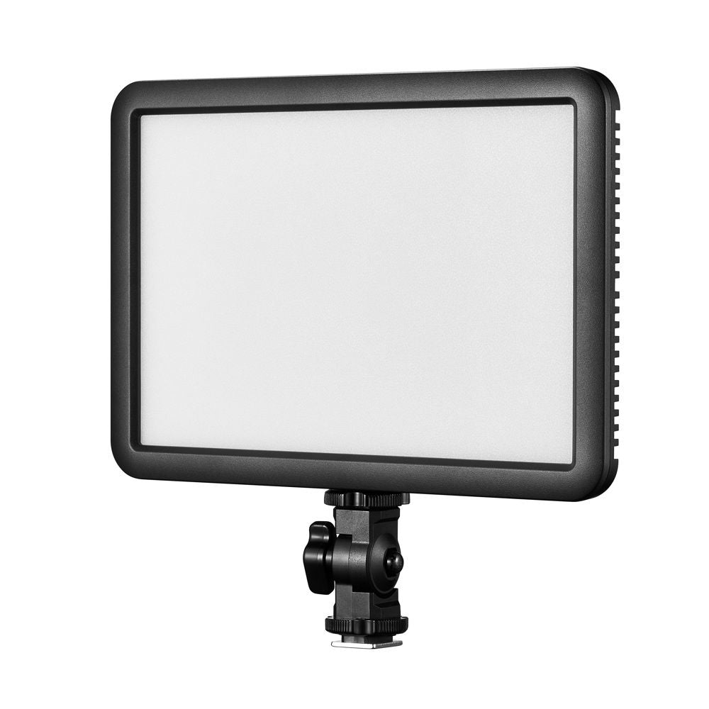 LED streaming slim light panel with diffuser screen and included stand mount