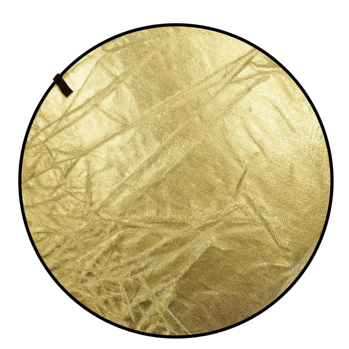 Panou reflector pliabil 60 cm cu suprafață aurie, disc circular