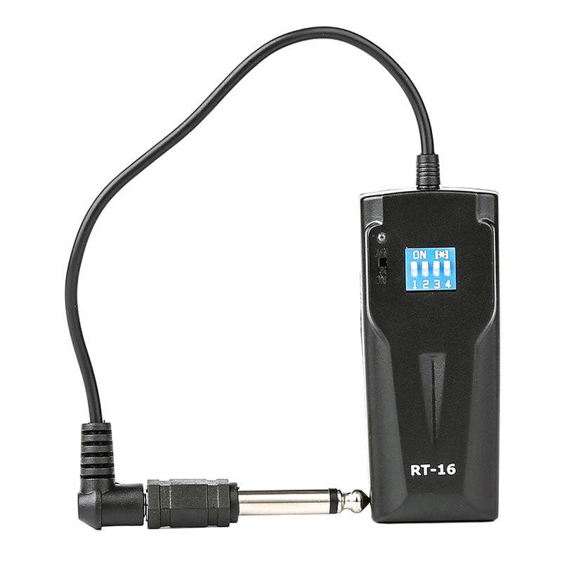 Receptor Godox RTR-16 RT cu ecran și cablu, carcasă neagră, RT-16
