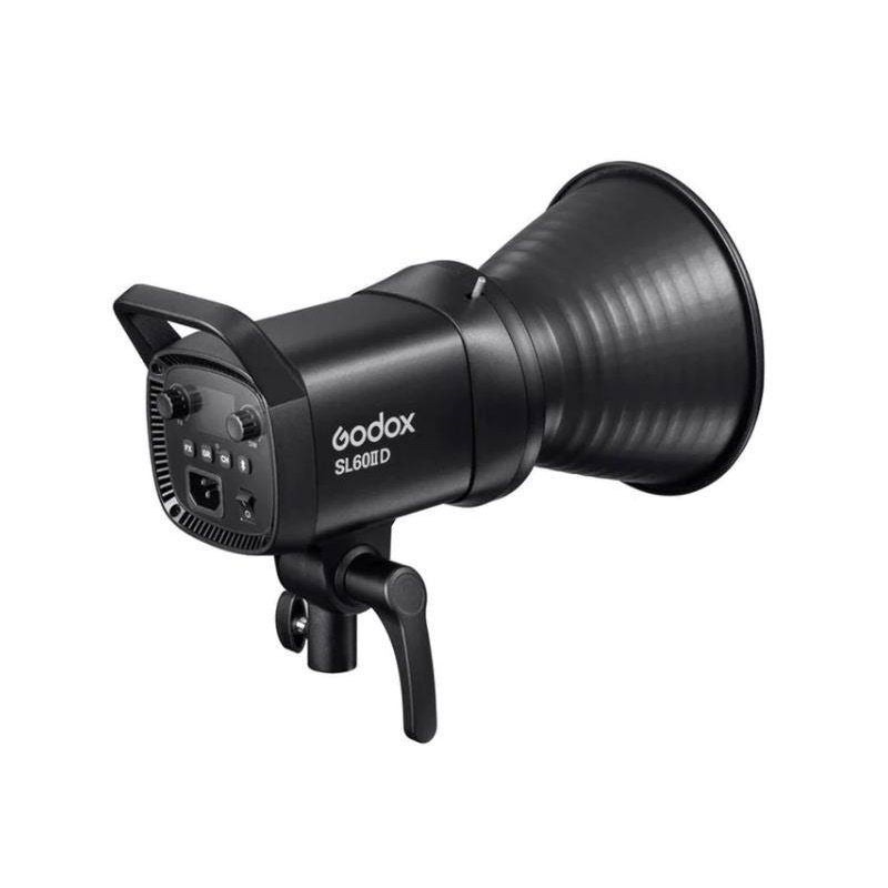 Side view of LED light with front ridged mount and side ports