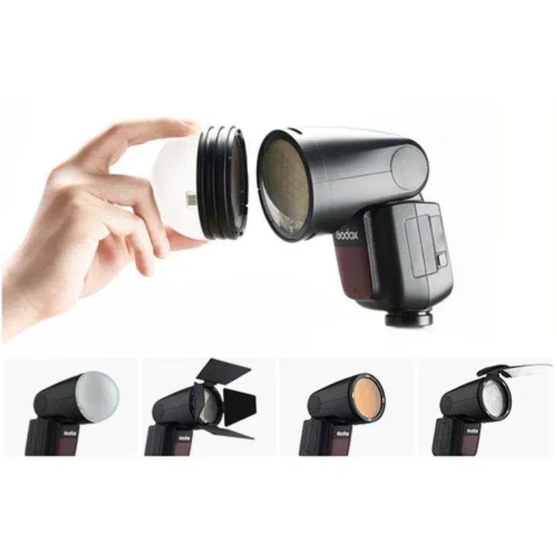 Godox V1 Blit TTL cu Cap Rotund pentru Panasonic - View 4