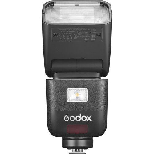 Blitz Godox VING V480C TTL, carcasă neagră, cap de bliț cu fereastră frontală