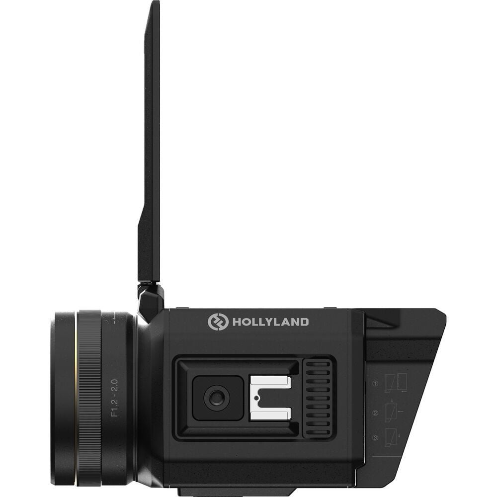VenusLiv V2 livestream camera with side ports panel and front lens, black