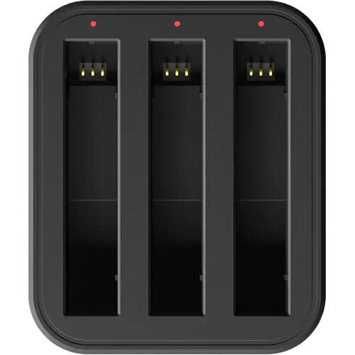 Incarcator rapid pentru X3, trei compartimente cu pini si LED-uri de incarcare